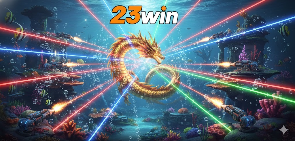 Bắn cá 23win: Săn quà đại dương & đổi thưởng xanh chín 2025 1 Ưu thế công nghệ tại sảnh bắn cá 23win