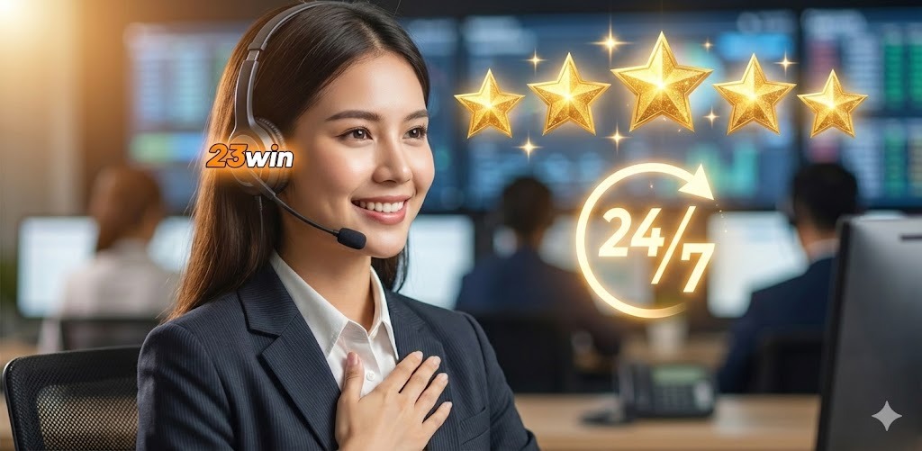 Chăm sóc khách hàng 23win ra sao? Đánh giá dịch vụ 5 sao 2025 8 Tiêu chuẩn dịch vụ đẳng cấp